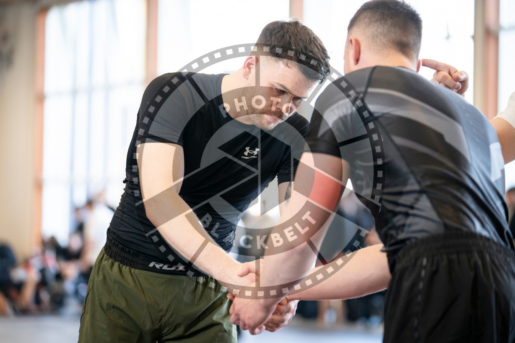 20240309PBB6504 | Fighters compete during the International Luta Livre (ILLCS) Spring Championship in Hannover, Germany, on March 9, 2024.