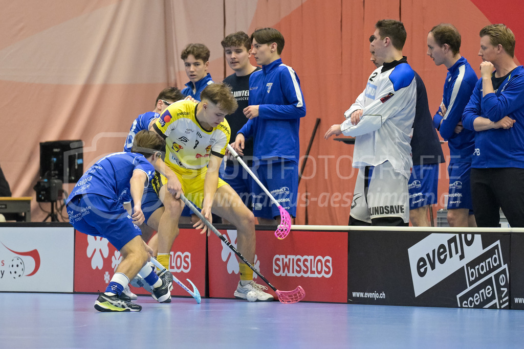 Zug United vs HC Rychenberg - 22. February 2025 | Zug United vs HC RychenbergSporthalle Wankdorf, BernAlmiro Stüdeli (#3 HC Rychenberg Winterthur).Bild: Sportfotografie Markus Aeschimann | www.markus-aeschimann.ch - Realisiert mit Pictrs.com