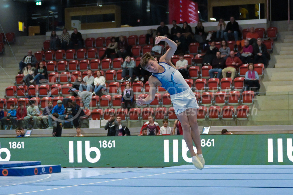 Schweizer Meisterschaften Kunstturnen Mannschaften Männer (A) - 22. November 2025 | Schweizer Meisterschaften Kunstturnen Mannschaften Männer (A)AXA Arena, WinterthurBild: Sportfotografie Markus Aeschimann | www.markus-aeschimann.ch - Realisiert mit Pictrs.com