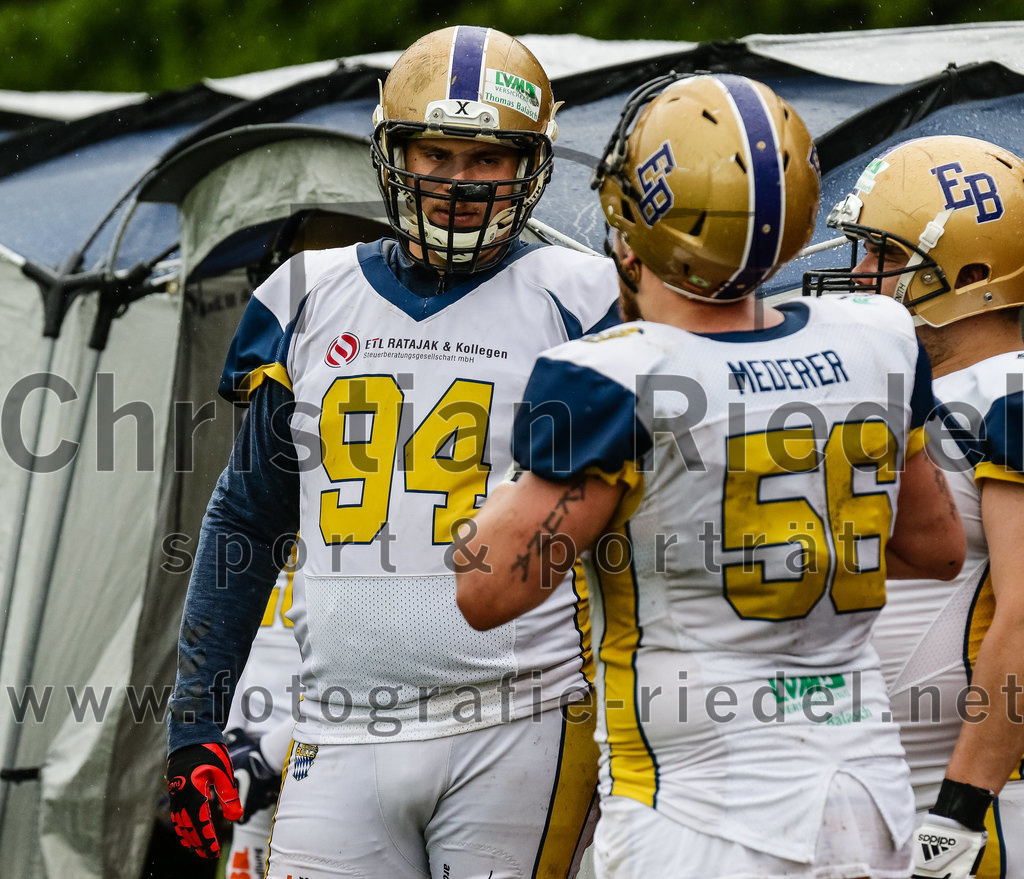 2022-05-29_045_Erding_Bulls_gegen_Nuernberg_Rams | Erding, Deutschland, 29.05.2022:
Fußball, Regionalliga 2022, 5. Spieltag, Erding Bulls gegen Nürnberg Rams, Endergebnis: 10:16

Markus Empl (Erding Bulls, #94)

Foto: Christian Riedel / fotografie-riedel.net