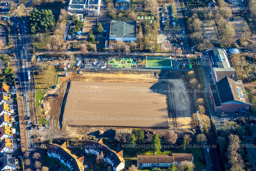 Hamm251202278 | Luftbild, Neue Mitte Uentrop, Baustelle Grüne Umweltachse mit Sportpark und Freizeitpark Werner-Figgen-Weg Ecke Alter Grenzweg, Uentrop, Hamm, Ruhrgebiet, Nordrhein-Westfalen, Deutschland