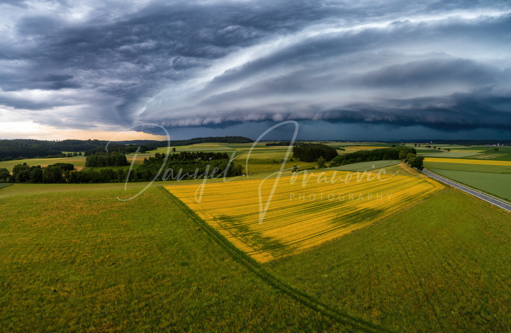 Gewitter | Ankommendes Gewitter in der Nähe von Memmingen