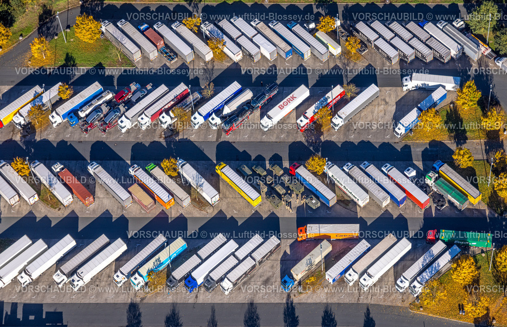 Hamm251001700 | Luftbild, Serways Raststätte Rhynern mit LKW Parkplatz an der Autobahn A2, Formen und Farben, Stadtbezirk Rhynern, Hamm, Ruhrgebiet, Nordrhein-Westfalen, Deutschland