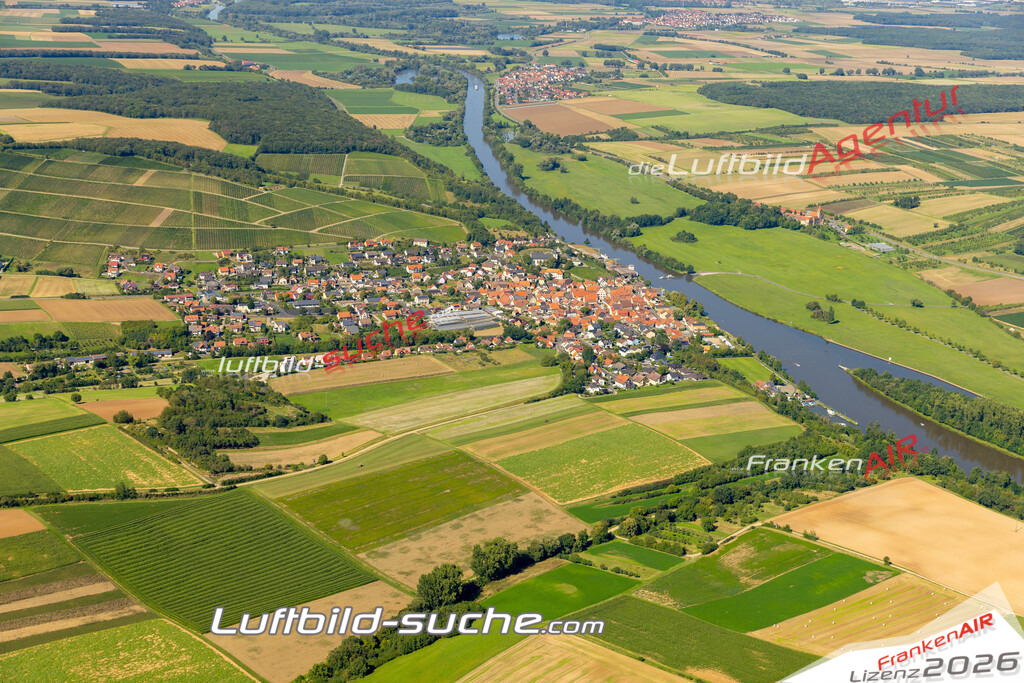 Das Luftbild zeigt :  Wipfeld - Die Luftaufnahme wurde 2023 vom UL-Flugzeug aus erstellt ( keine Drohne ) - Hochauflösende Luftaufnahme - Für grossformatige Ausdrucke geeignet. Die Geschenkidee !Mit Lizenz und Bildrechte bestellbar