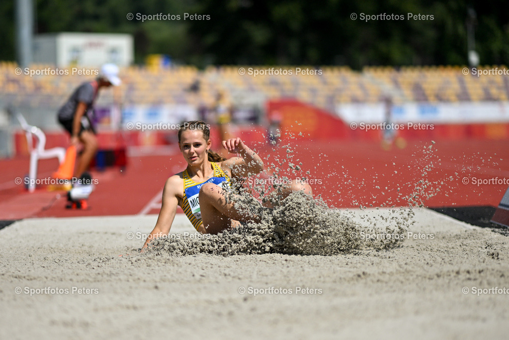 U18 EM - Tag 4_56 | European Athletics U18 Championships am 21.07.2024 in Banska Brystica; Weitsprung, Lynn Michelmann im Finale. Foto: Kai Peters - Realisiert mit Pictrs.com