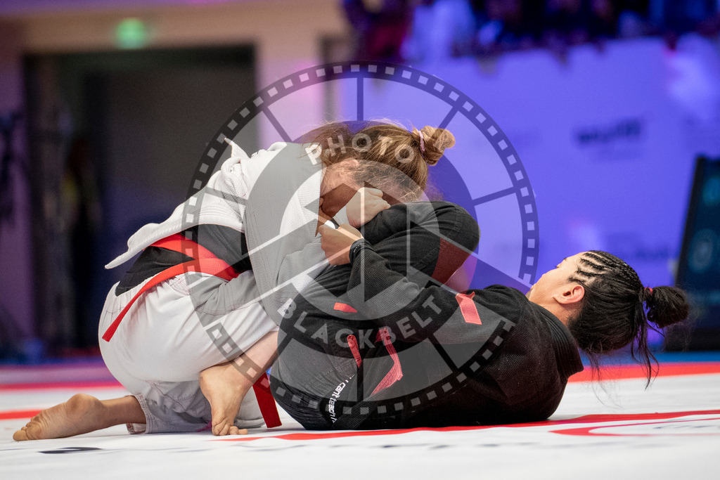 20231107PBB6297 | Fighters compete during the AJP World Master Championship in the Mubadala Arena in Abu Dhabi, Arab United Emirates, on November 7, 2023.
