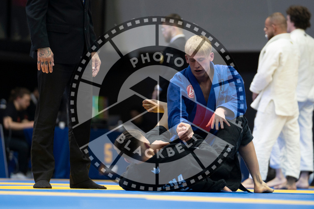 20240119PBB2294 | Fighters compete during the IBJJF European Championship in Paris, France, on January 19, 2024.