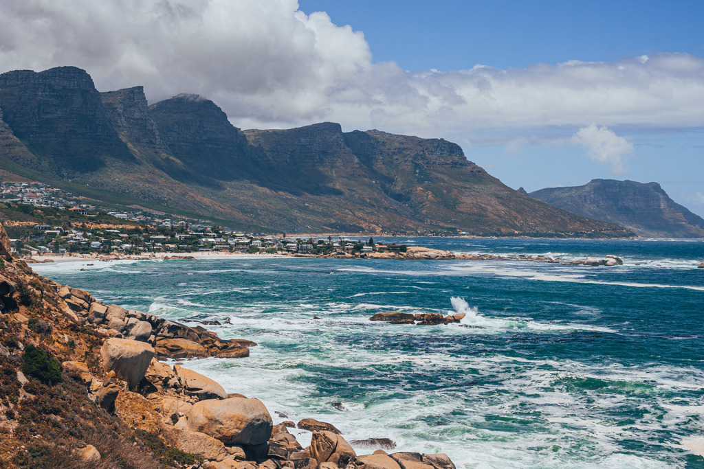 Camps Bay Strand bei Kapstadt | Camps Bay Strand bei Kapstadt - Realisiert mit Pictrs.com