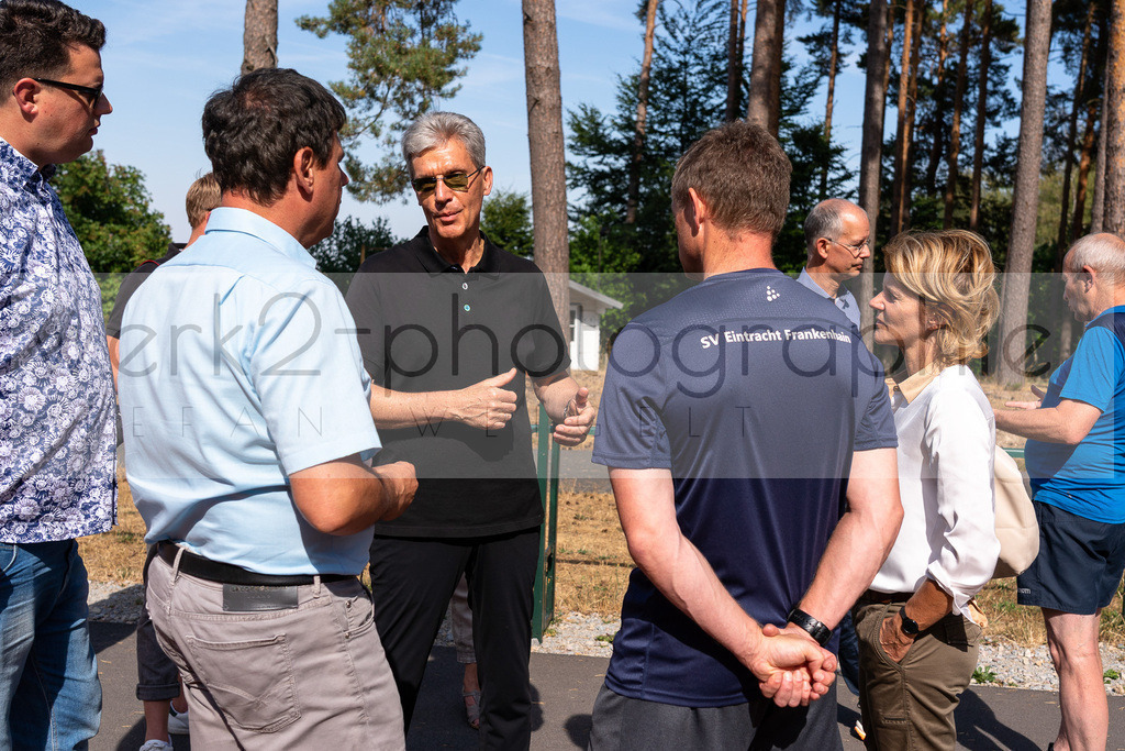 Training Frankenhain | Training Frankenhain am 11. August 2022 mit Ministerbesuch