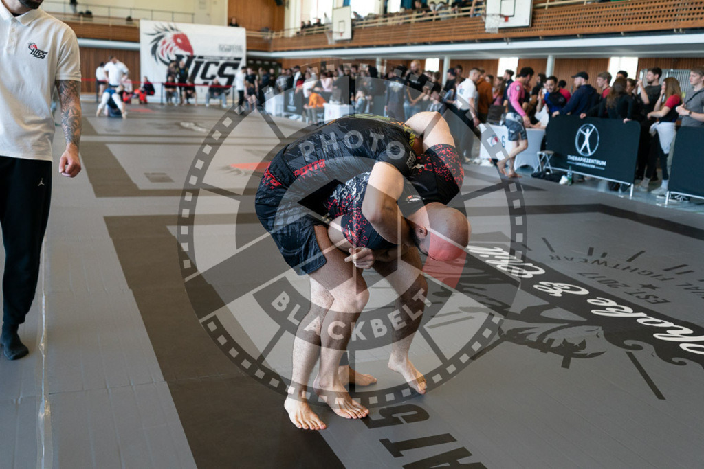 20250329PBB1850 | Fighters compete during the International Luta Livre (ILLCS) Germany IX Spring 2025 Competition spring on March 29, 2025 in Hannover, Germany.© Chiara Dazi