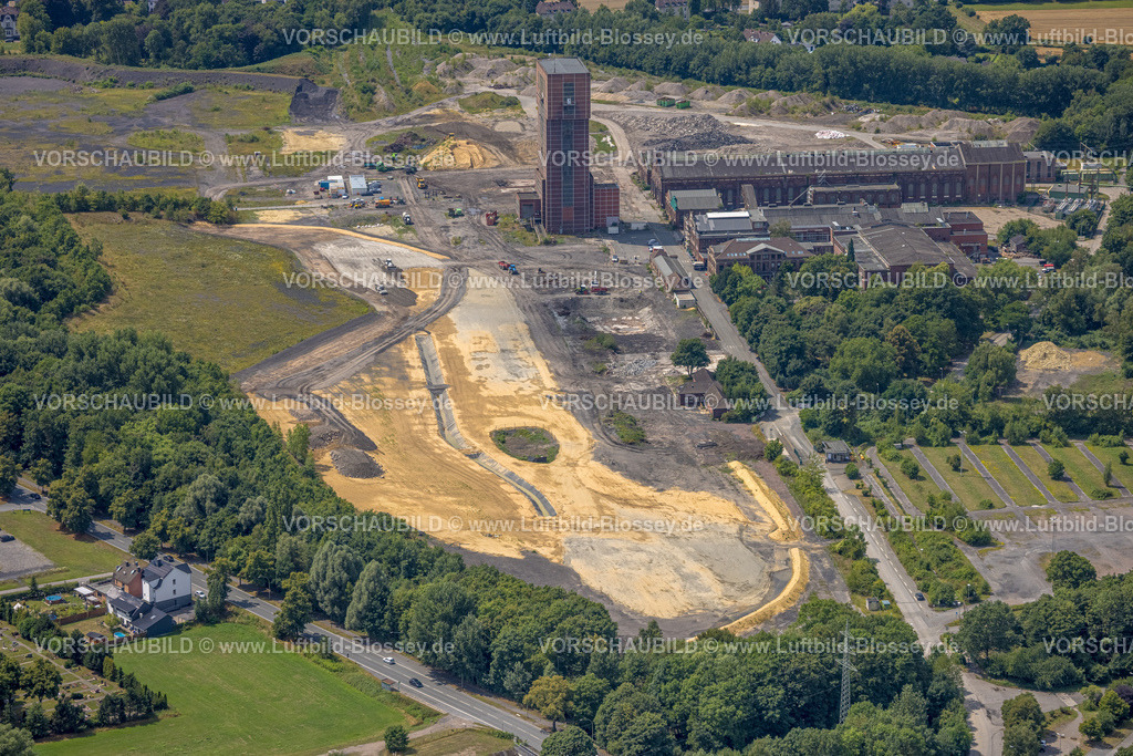 Hamm250702532West | Luftbild, CreativRevier Hamm mit Hammerkopfturm an der ehemaligen Zeche Bergwerk Ost Heinrich Robert, Stadtbezirk Herringen, Hamm, Ruhrgebiet, Nordrhein-Westfalen, Deutschland