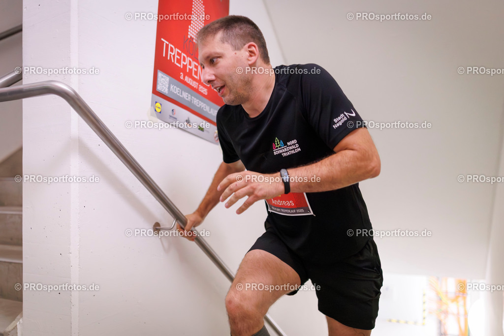 KölnTurm Treppenlauf; Köln, 03.08.2025 | Impressionen vom KölnTurm Treppenlauf am 03.08.2025 in Köln (Nordrhein-Westfalen). 