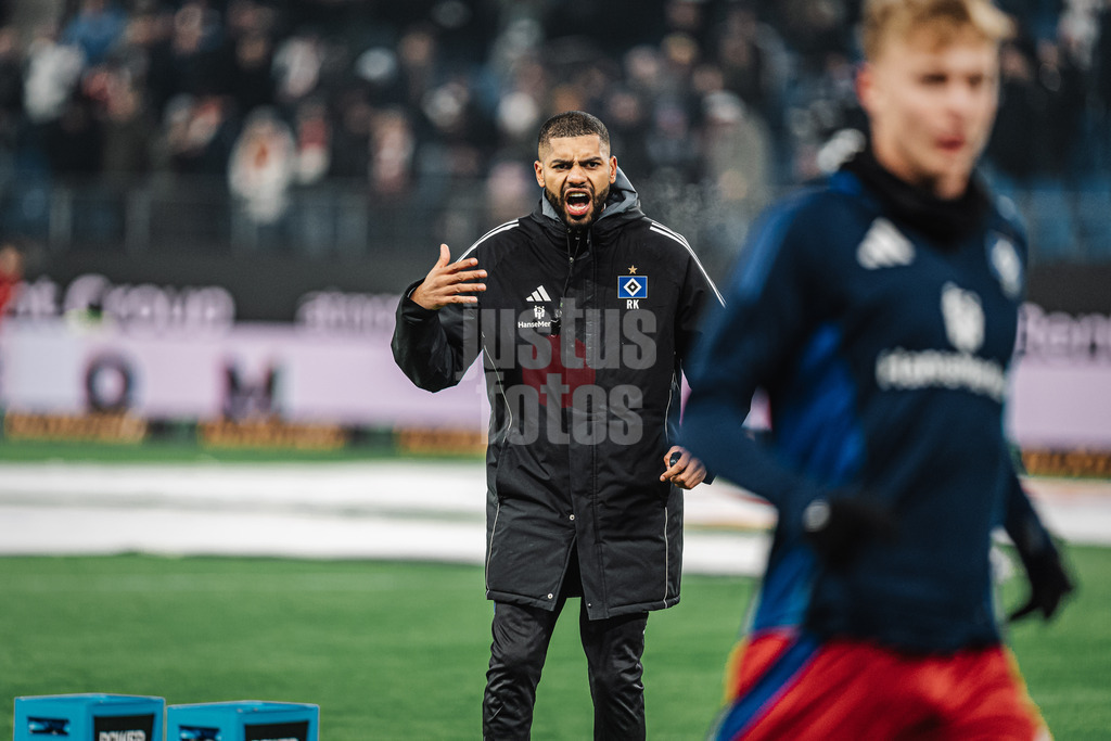Fußball | Männer | Saison 2024/2025 | 2. Fußball-Bundesliga | 18. Spieltag | Hamburger SV vs. 1. FC Köln | 18.01.2025 | Co-Trainer Richard Krohn