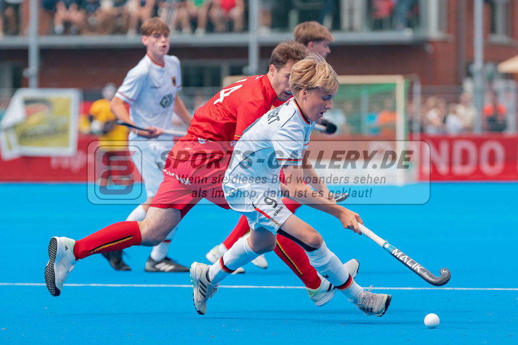 HK_20230716_102882 | Euro Hockey MU18 Boys Finale Belgium vs Germany Championship Girls &amp; Boys am 16.7.2023 CHTC , Krefeld ,