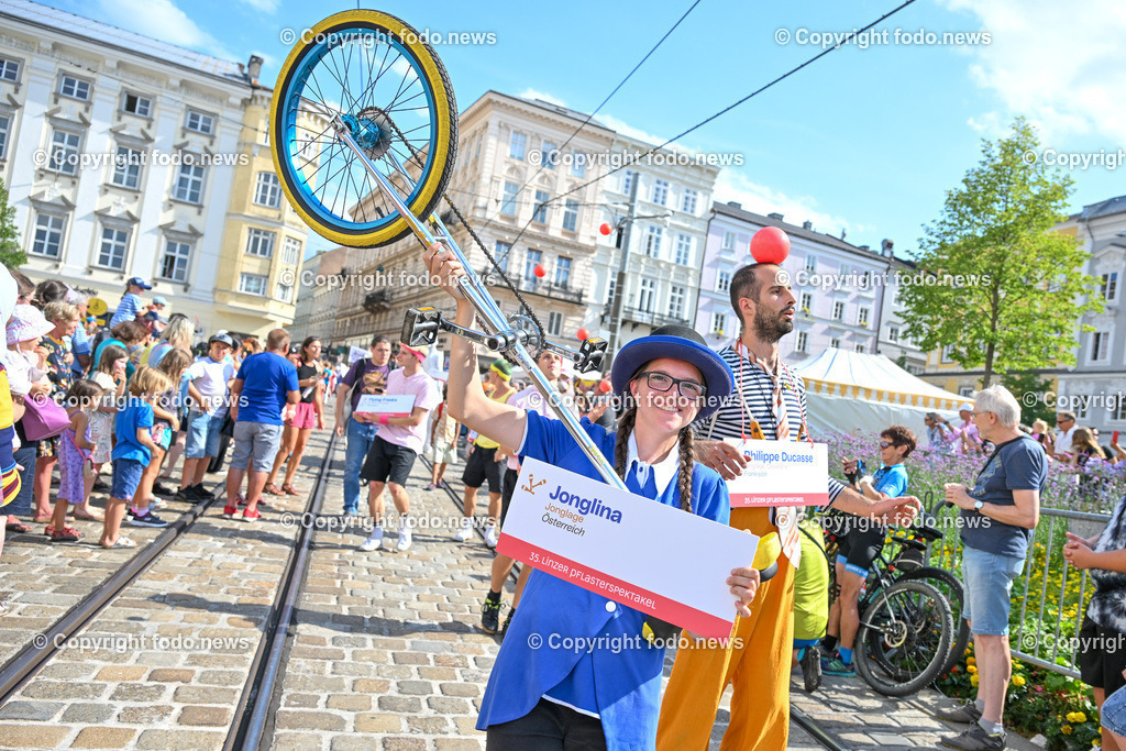 Pflasterspektakel_ 35. Linzer Pflasterspektakel 2023_ 19.07.2023-55 | 19.07.2023, Linz, AUT, 35. Linzer Pflasterspektakel 2023, im Bild diverse Kuenstler