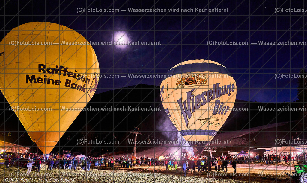 ALP0300_Nacht der Ballone_Lackenhof | (C)FotoLois.com, Alois Spandl, 'Nacht der Ballone' des Ballonclub ÖTSCHERLAND in Lackenhof/Weitental, gemeinsame Veranstaltung mit Tourismusverband ÖTSCHER, Mi 28. Dezember 2022.