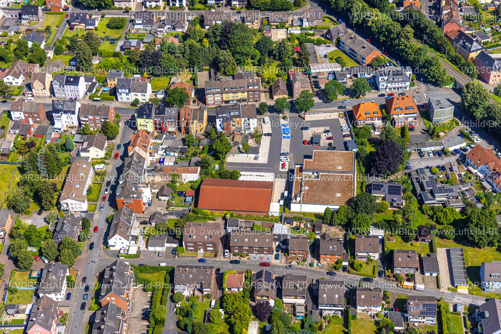 Hamm240705841 | Luftbild, Einkaufszentrum Penny Supermarkt im Wohngebiet Bockumer Weg, Bockum-Hövel, Hamm, Ruhrgebiet, Nordrhein-Westfalen, Deutschland