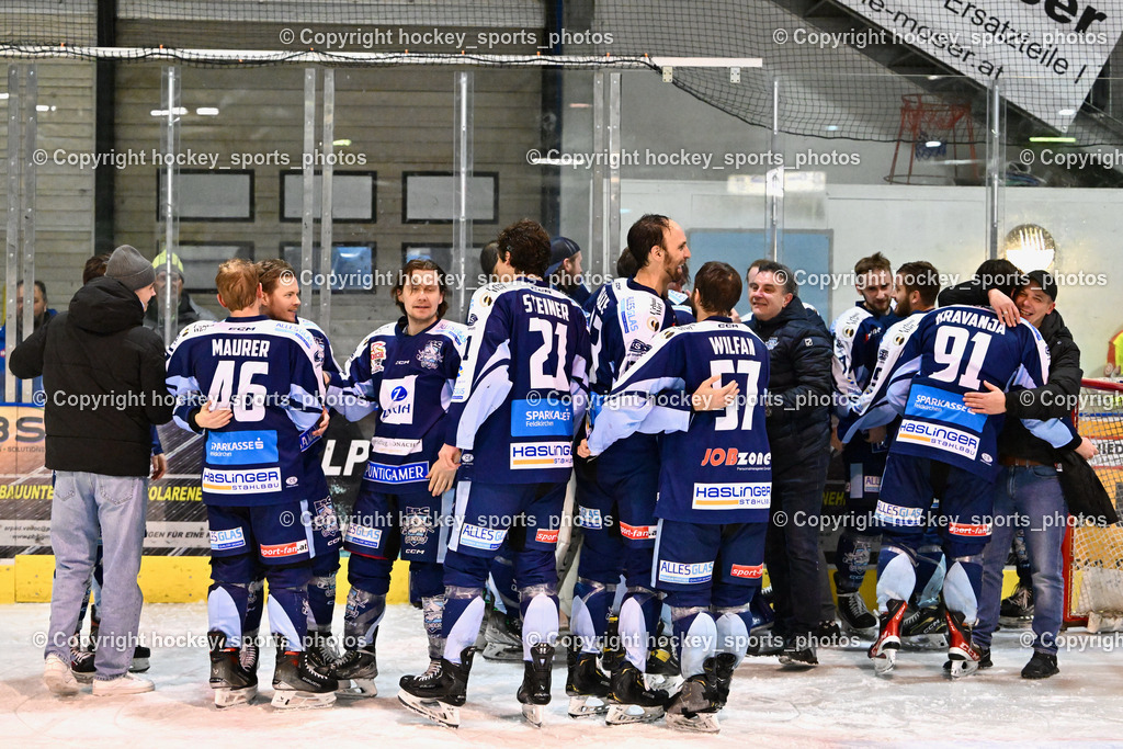 ESC Steindorf vs. EHC Althofen 8.3.2024 | ESC Steindorf vs. EHC Althofen 8.3.2024, ESC Steindorf vs. EHC Althofen Meisterfeier am 08.03.2024 in Steindorf (Ossiachersee Halle), Austria, (Photo by Bernd Stefan)