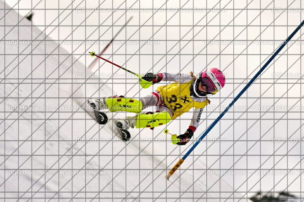 ALP8037_NOe-Kinder-LM_SL-I_Hochkar_HoppelSkroch Lena | (C)FotoLois.com, Alois Spandl. NÖ Kinder-Landesmeisterschaft, SLALOM im Draxlerloch am Hochkar, erster Lauf, So 18. Februar 2024.