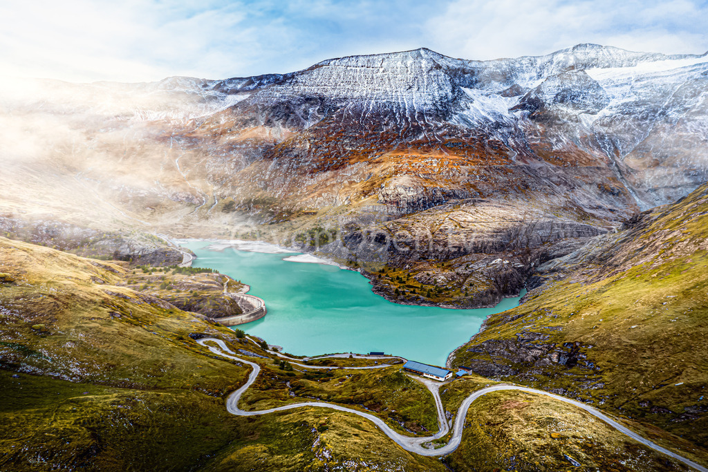 Der Stausee Margaritze, unterhalb des Großglockners | Luftbilder, Drohnenbilder, Oberfranken, Bayern, Kronach, Lichtenfels, Kulmbach, Thüringen, Frankenwald, Thüringerwald - Realisiert mit Pictrs.com