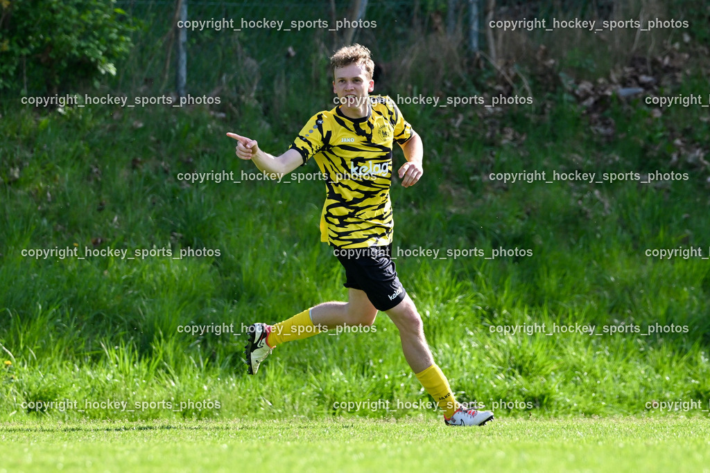 SC Magdalen vs. FC Faakersee | #19 Fabian Rauscher FC Faakersee, SC Magdalen vs. FC Faakersee, SC Magdalen vs. FC Faakersee am 14.04.2024 in Villach (Sportplatz St. Magdalen), Austria, (Photo by Bernd Stefan)