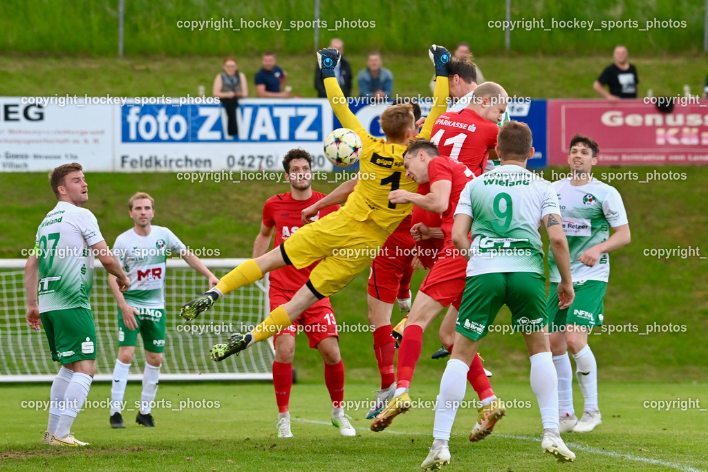 SV Feldkirchen vs. ATSV Wolfsberg 26.5.2023 | #27 Michael Groinig, #1 Johannes Edwin Wulz, Flugeinlage, #13 Bastian Rupp, #11 Marcel Maximilian Stoni, #9 Martin Hinteregger
