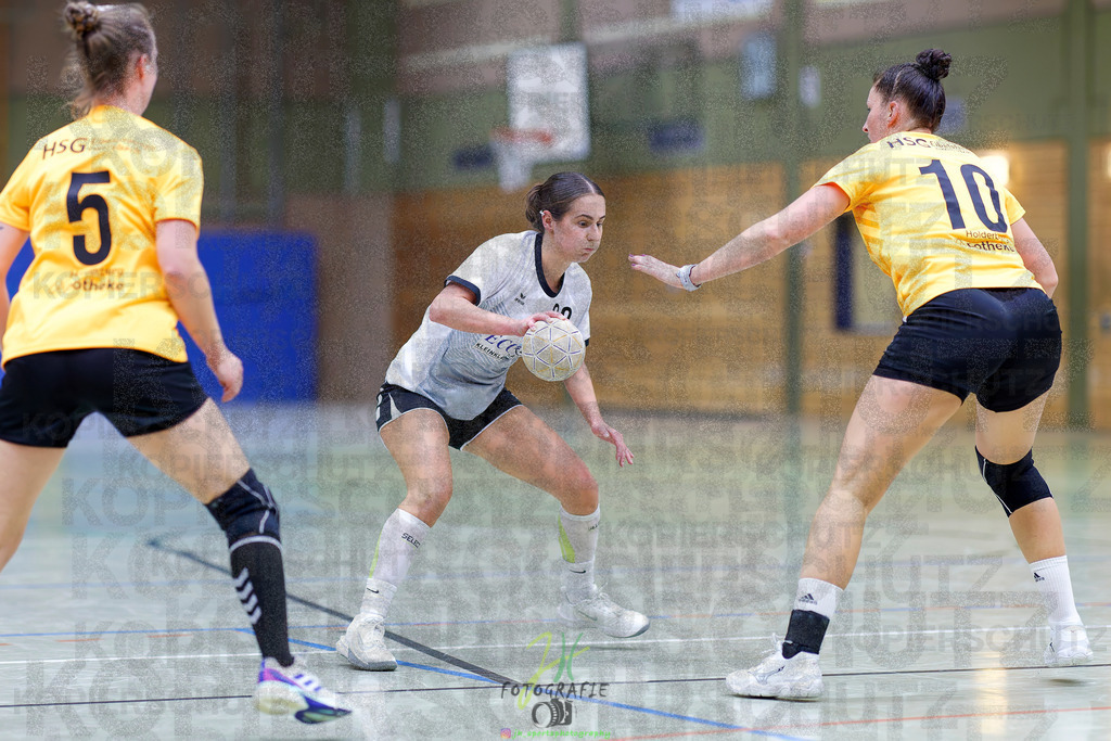 Frauen Oberliga Mitte (HHV); HSG Eibelshausen/Ewersbach - HSG Linden | Frauen Oberliga Mitte (HHV); HSG Eibelshausen/Ewersbach - HSG Linden am 15.11.2025 in Eibelshausen (Holderberghalle)Photo © 2025 - Jörg Heinrich - Realisiert mit Pictrs.com
