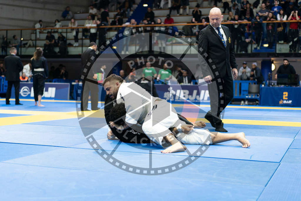 20240119PBB2746 | Fighters compete during the IBJJF European Championship in Paris, France, on January 19, 2024.