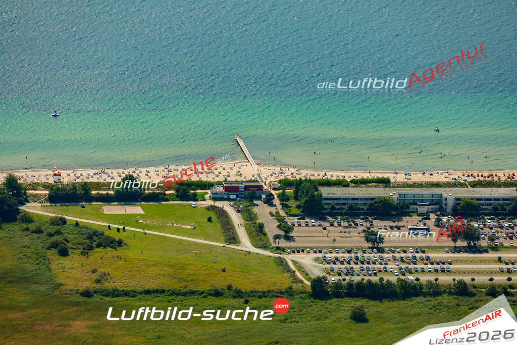 Südstrand Fehmarn Bild- Das Luftbild wurde 2025 vom UL-Flugzeug heraus erstellt ( keine Drohne bzw. Drohnenaufnahme ) - Hochauflösende Luftaufnahme -Nicht vergleichbar mit Google Maps oder Satelittenbilder- Die Geschenkidee !Mit Lizenz und Bildrechte bestellbar - CC