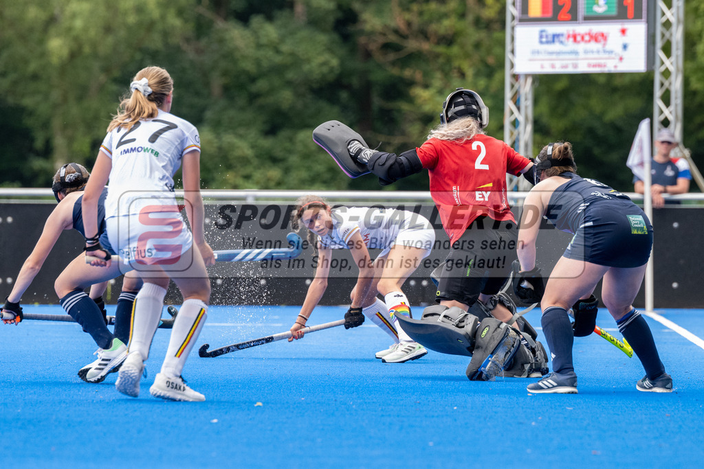 SFE_20230709_0034 | EuroHockey EM U18 Girls Belgium vs Ireland am 09.07.2023 in Krefeld (Gerd-Wellen-Hockeyanlage), Photo: Stephan Fehrmann 2023 (Sports-Gallery)