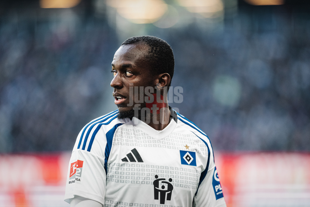Fußball | Männer | Saison 2024/2025 | 2. Fußball-Bundesliga | 7. Spieltag | Hamburger SV vs. SC Paderborn 07 | 28.09.2024 | Jean-Luc Dompe (#7, HSV) Portrait