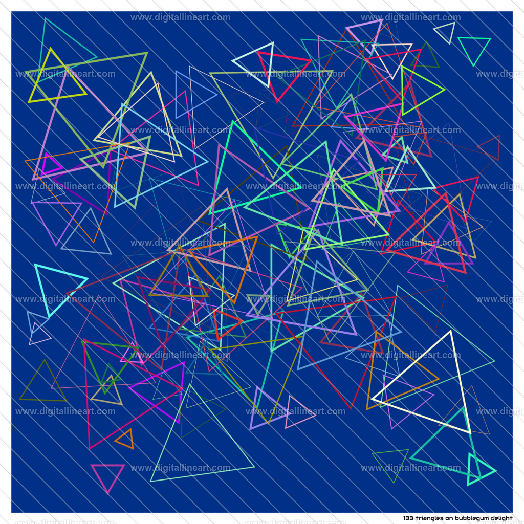 133-triangles-bubblegum-delight | digitallineart - Realisiert mit Pictrs.com