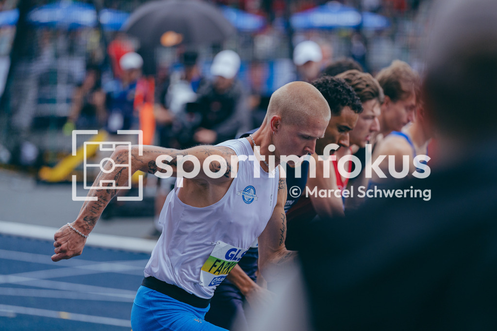 Deutsche Meisterschaften der Frauen und Männer 2026 | Robert Farken, SG Motor Gohlis-Nord Leipzig, 1500-Meter-Lauf, Finale, Deutsche Meisterschaften der Frauen und Männer 2026, Lohrheidestadion Bochum-Wattenscheid, 26.07.2026. Foto: Marcel Schwering / sportimfokus - Realisiert mit Pictrs.com