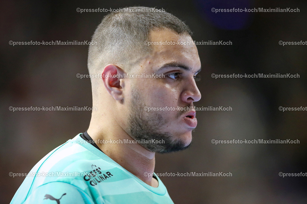 KoeEHF08062402028 | 08.06.2024, Köln, Handball, TruckScout24 EHF FINAL4, Machineseeker Champions League Men, Lanxess-Arena, Halbfinale, THW Kiel - FC Barcelona: Samir Bellahcene (THW Kiel)