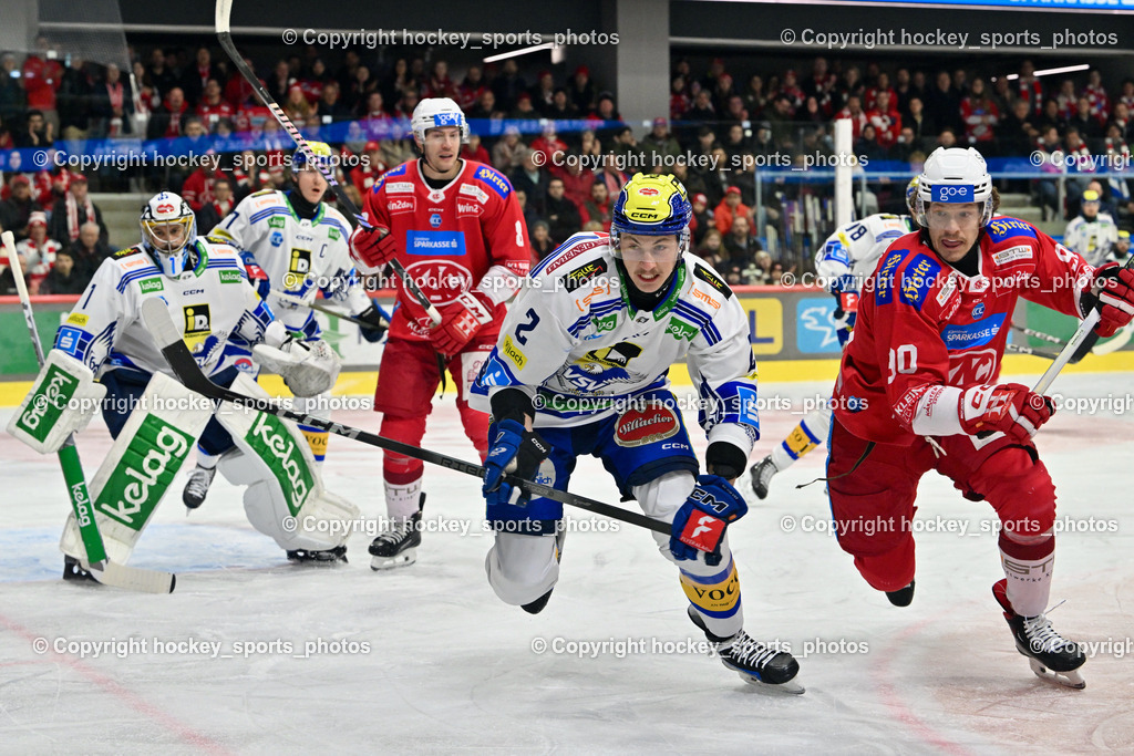 EC KAC vs. EC IDM Wärmepumpen VSV 4.2.2024 | 1 Lamoureux Jean Philippe, #8 Petersen Nicholas Eric, #2 MacPherson Dylan, #90 Fraser Matthew