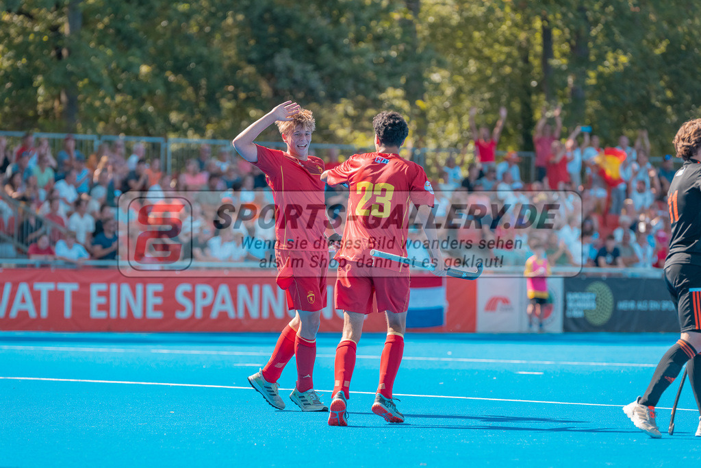 HK_20230711_101299 | Euro Hockey MU18 Spain vs Netherlands Championship Girls &amp; Boys am 11.7.2023 CHTC , Krefeld ,