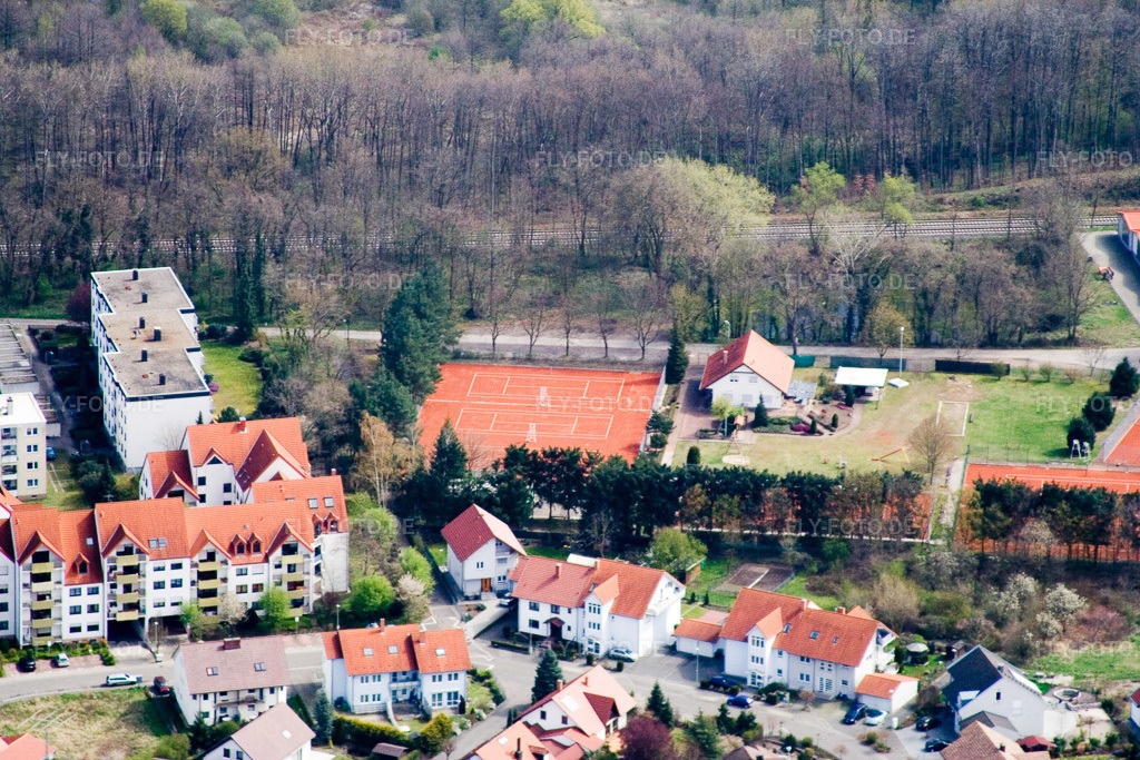Luftbild: TC77 Jockgrim e.V in Jockgrim im Bundesland Rheinland-Pfalz in Deutschland. Foto: IMG_10273.jpg vom 08.04.2008 durch Werner Riehm/FLY-FOTO.de
