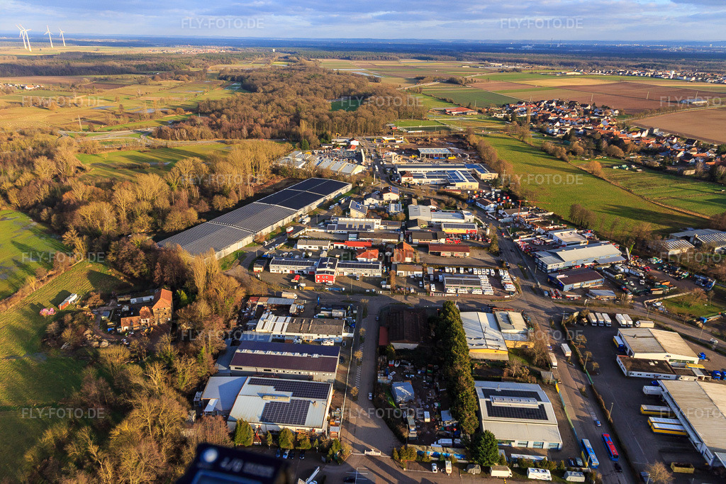 Barthelsmühlring | Luftbild: Barthelsmühlring im Ortsteil Minderslachen in Kandel im Bundesland Rheinland-Pfalz in Deutschland. Foto: IMG_145247.jpg vom 12.01.2025 durch ©2025 Werner Riehm fly-foto.de/copyright - Realisiert mit Pictrs.com