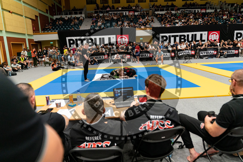 20230916PBB7543 | Fighters compete during the grappling tournement ADCC Trials (European, Middle East and African Championship) in Warsaw, Poland, on September 16, 2023.