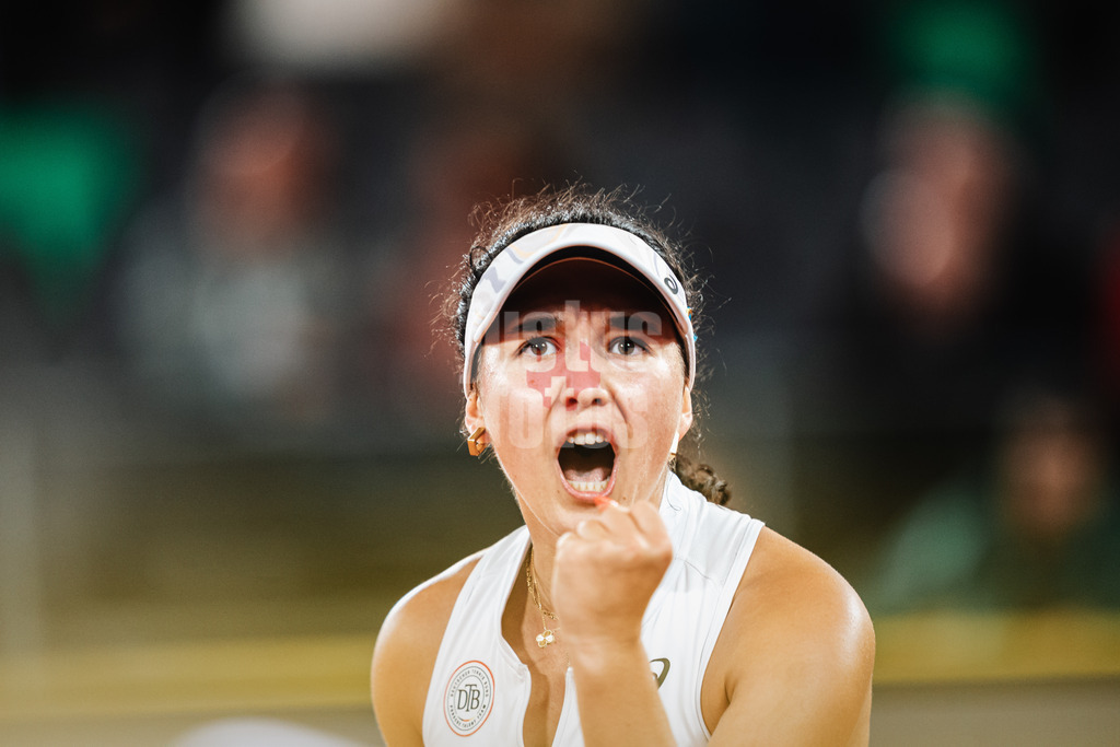 Tennis | Frauen | WTA Tour 250 | European Open Hamburg | Panna Udvardy (HUN) vs. Eva Lys (GER) | 26.07.2023 | Eva Lys (GER) jubelt Emotionen