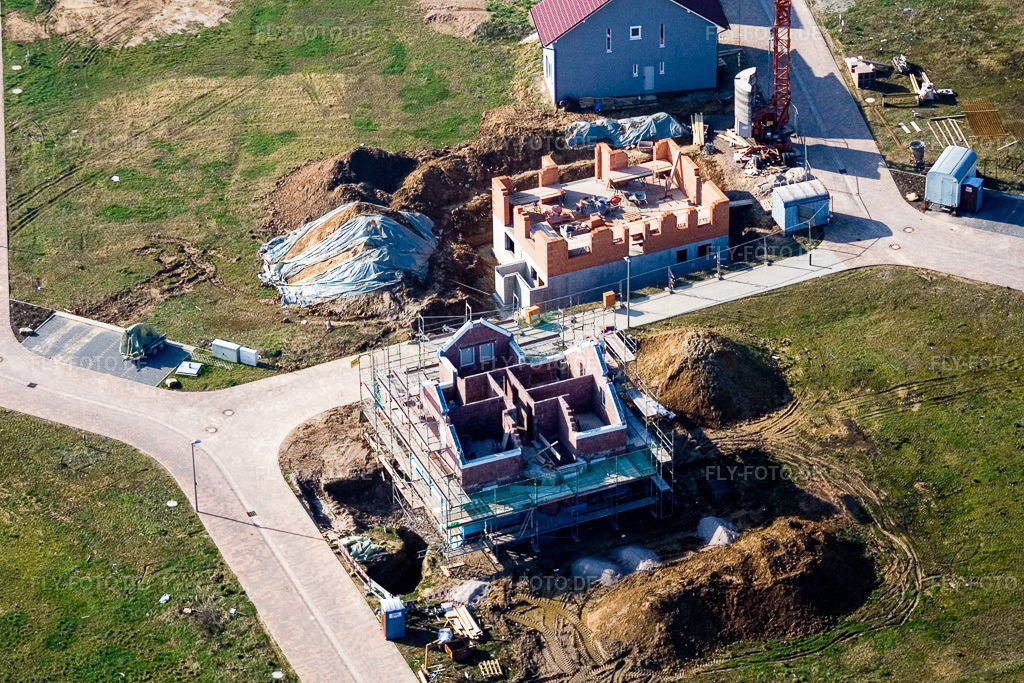 Luftbild: Neubaugebiet NO, Im Unterfeld im Ortsteil Schaidt in Wörth im Bundesland Rheinland-Pfalz in Deutschland. Foto: IMG_5261.jpg vom 18.02.2007 durch Werner Riehm/FLY-FOTO.de