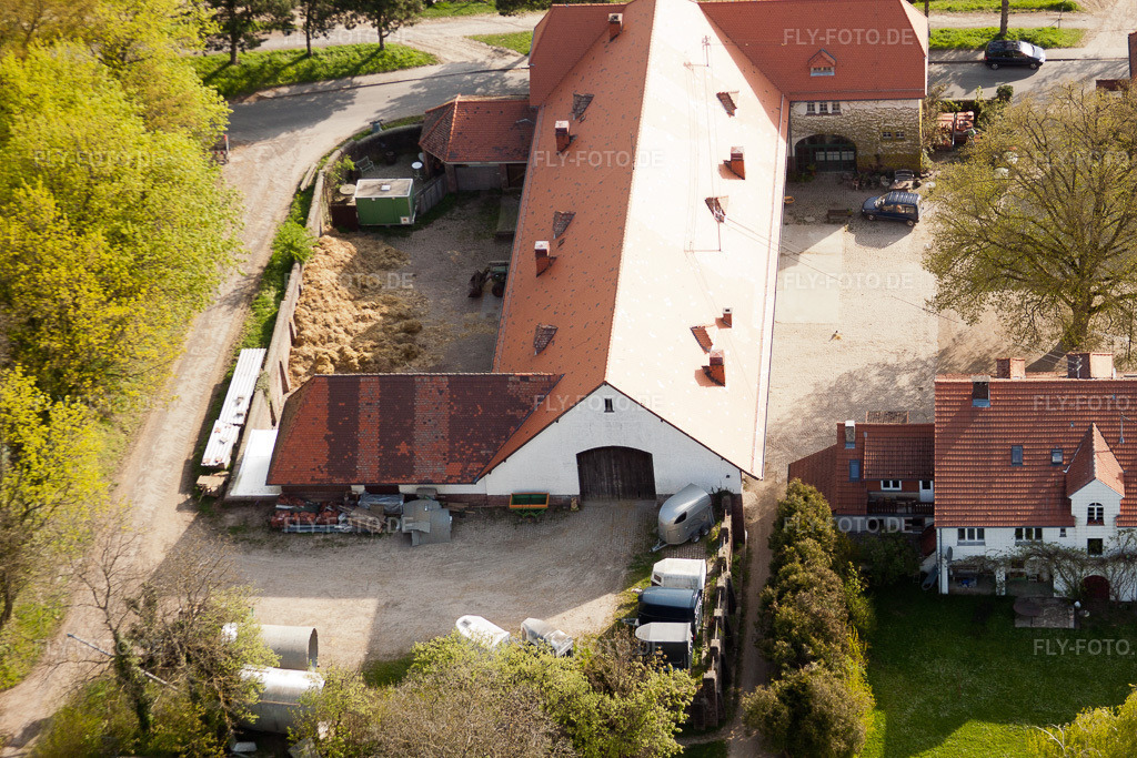 Luftbild: Durlach, Rittnerthof im Ortsteil Durlach in Karlsruhe im Bundesland Baden-Württemberg in Deutschland. Foto: IMG_25907.jpg vom 23.04.2010 durch Werner Riehm/FLY-FOTO.de