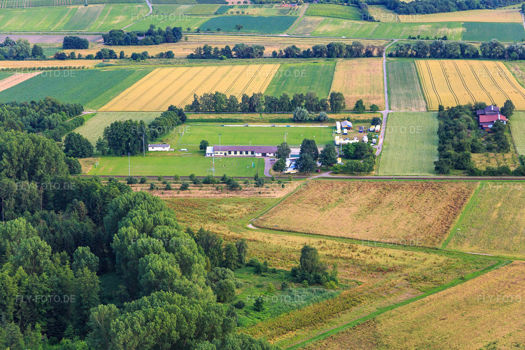 Luftbild: Sportplatz der SpVgg. Oberhausen - Barbelroth in Barbelroth im Bundesland Rheinland-Pfalz in Deutschland. Foto: IMG_090223.jpg vom 26.06.2016 durch Werner Riehm/FLY-FOTO.deSpVgg Oberhausen/Barbelroth 1919 e.V
