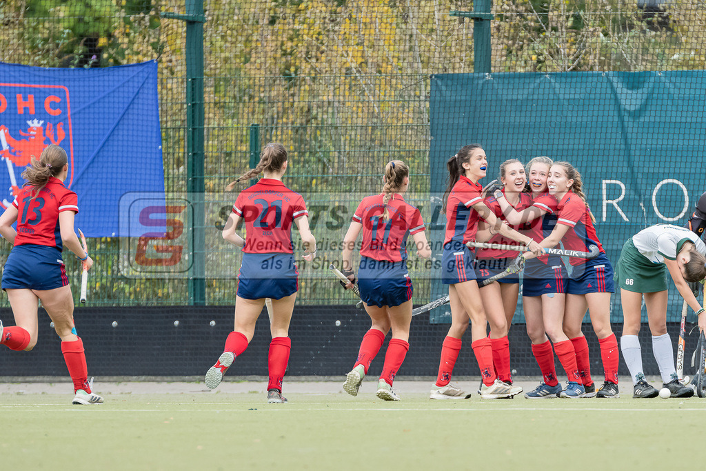 HK_20231022_106078 | Finale Deutsche Meisterschaft Feld WU16 Uhlenhorst Mülheim - Düsseldorfer HC am 22.10.2023 DHC, Düsseldorf ,