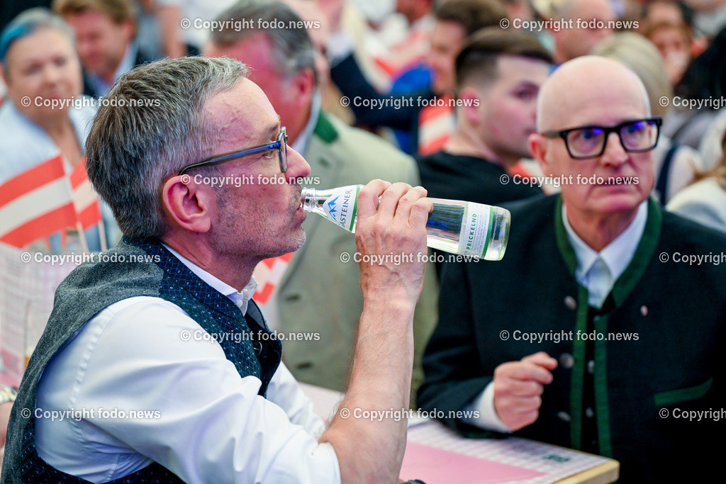 Urfahraner Jahrmarkt_ 1.Mai Kundgebung FPOE_ 01.05.2025-104 | 01.05.2025, Urfahraner Jahrmarkt, AUT, 1.Mai Kundgebung FPOE, im Bild Herbert Kickl (FP, Bundesparteiobmann)