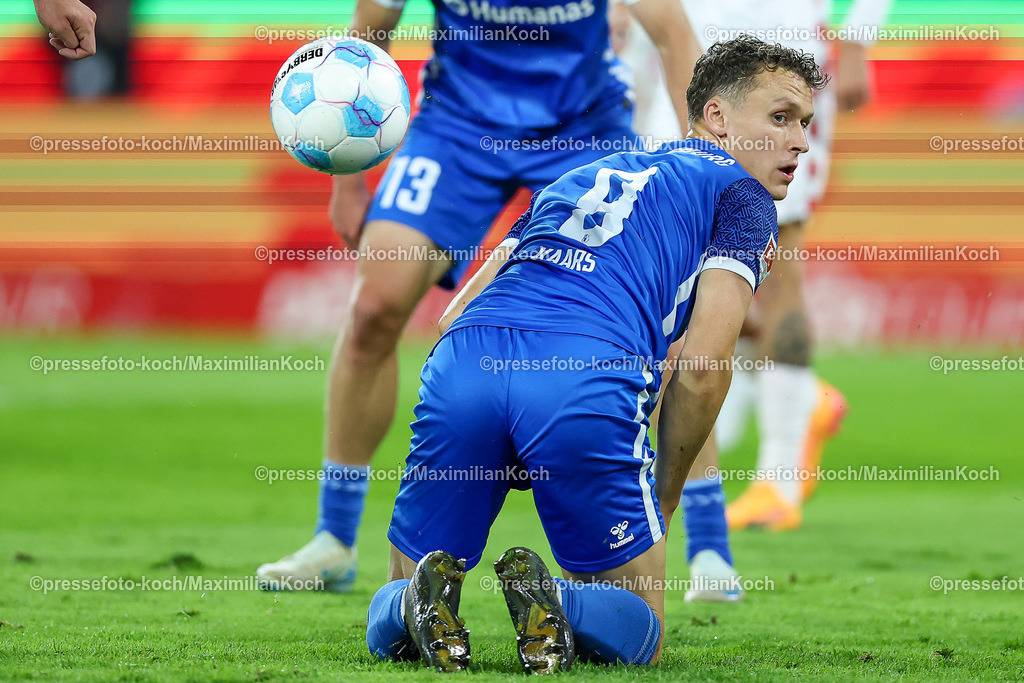 Koe14092402092 | 14.09.2024, 2. Fußball Bundesliga, 1. FC Köln - 1. FC Magdeburg, RheinEnergieSTADION, Saison 2024 2025: Martijn Kaars (1.FC Magdeburg #9)DFB regulations prohibit any use of photographs as image sequences and or quasi-video.