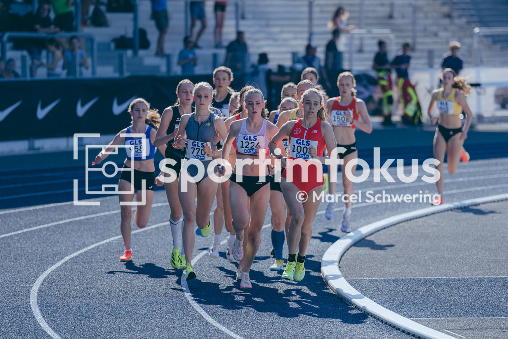 Deutsche Meisterschaften U20 / U16 2026 | 1500-Meter-Lauf, Deutsche Meisterschaften der U20 &amp; U16 2026, Lohrheidestadion Bochum-Wattenscheid, 10.07.2026. Foto: Marcel Schwering / sportimfokus - Realisiert mit Pictrs.com