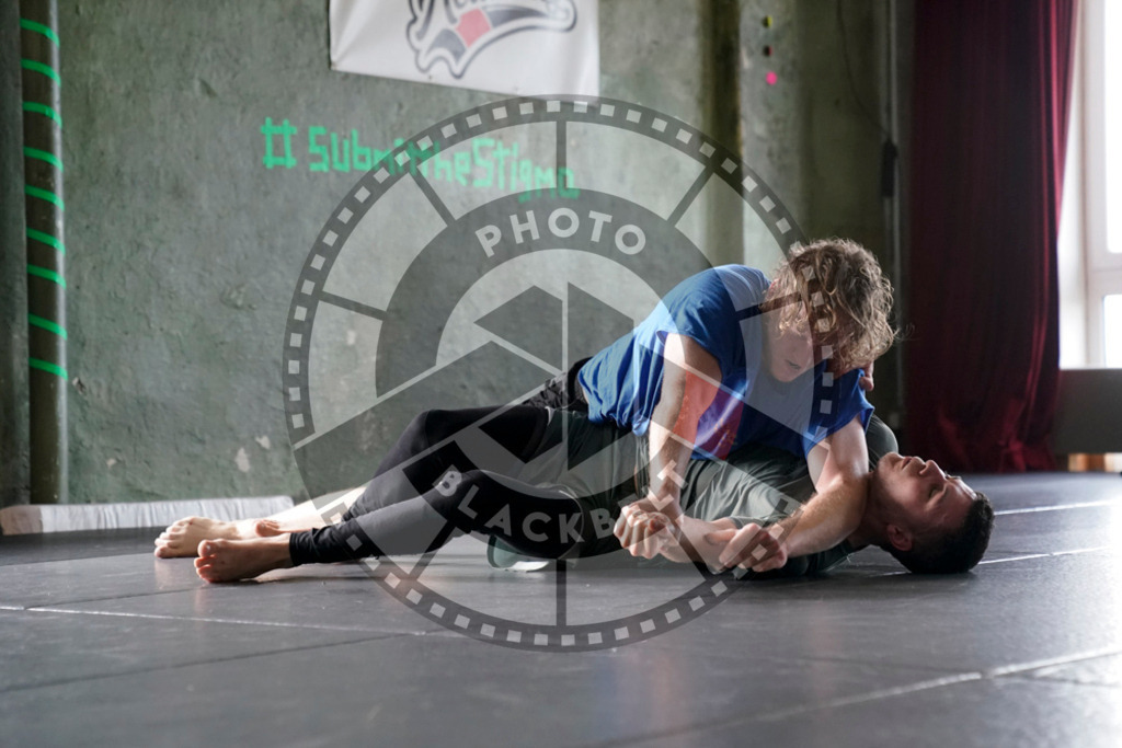 20240413PBB5881 | Fighters compete during the Grapplethon 24hours of rolling for a reason in Hamburg, Germany, on April 13, 2024.