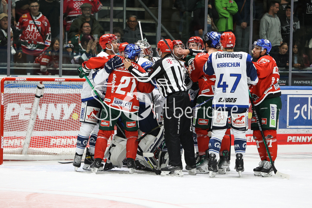 Augsburger Panther - Schwenninger Wild Wings | Noch ein kleiner Fight kurz vor Schluss / Kampf