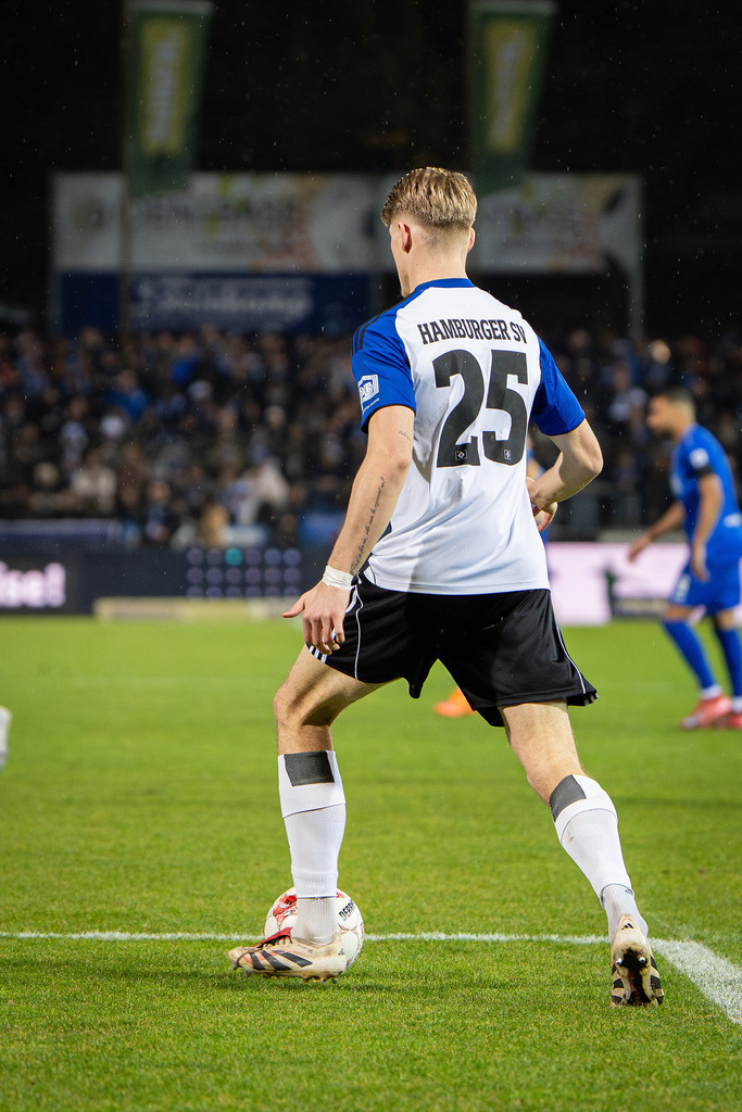 Fußball I Herren I Saison 2025-2026 I Regionalliga Nord I 24. Spieltag I SV Meppen - Hamburger SV II I 1515 | Jeremy Gandert (25, Hamburger Sport Verein II) - Realisiert mit Pictrs.com